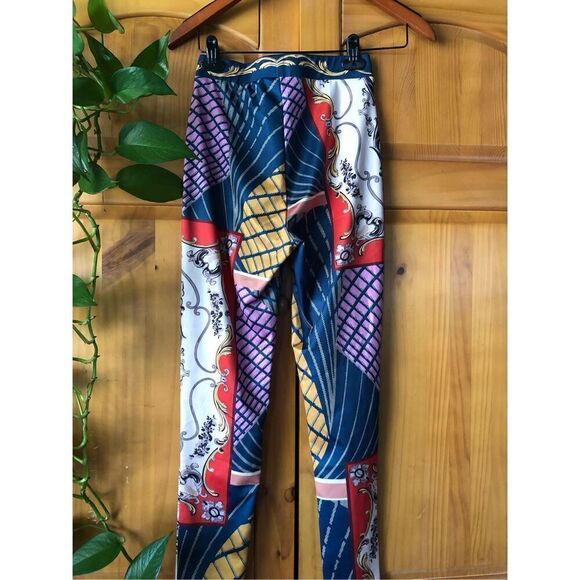 Her Bottari Women Multi Print High Rise Colorful Legging SZ S - Picture 6 of 11